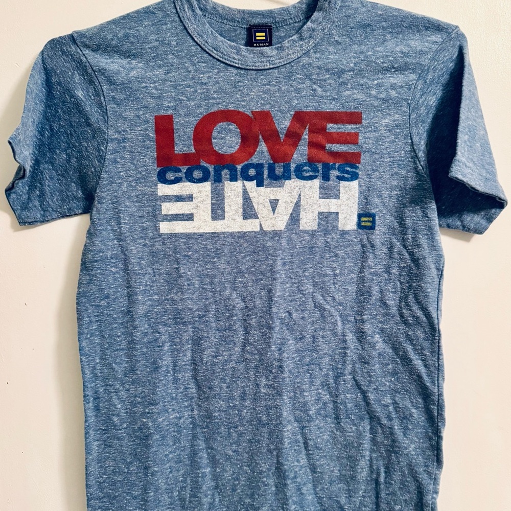 Love Conquers Hate tee!